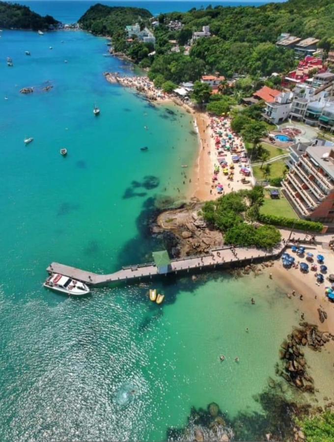 Apartamento Frente Mar com 02 suítes Bombinhas Exterior foto